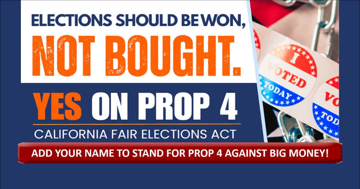 Join the Yes on Prop 4 campaign